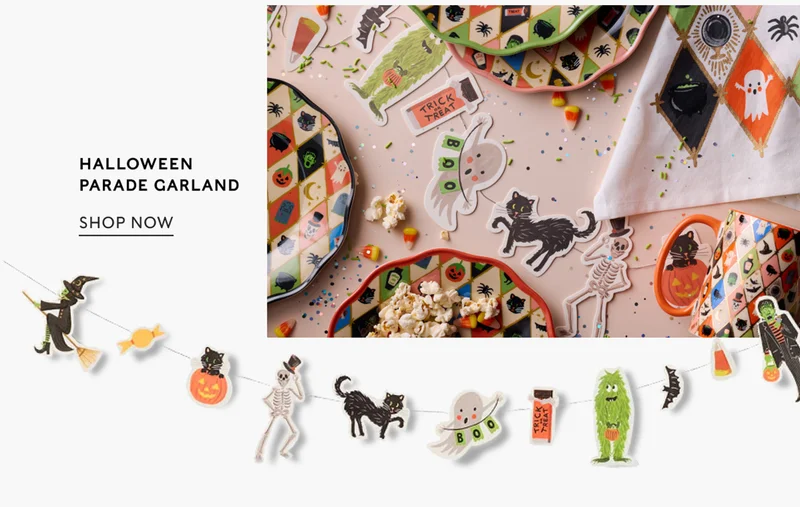 HALLOWEEN PARADE GARLAND SHOP NOW