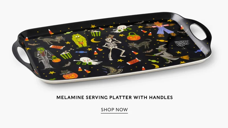 MELAMINE SERVING PLATTER WITH HANDLES SHOP NOW
