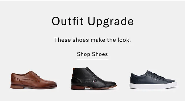 Outfit upgrade                                            These shoes make the look.                                            Shoe shoes