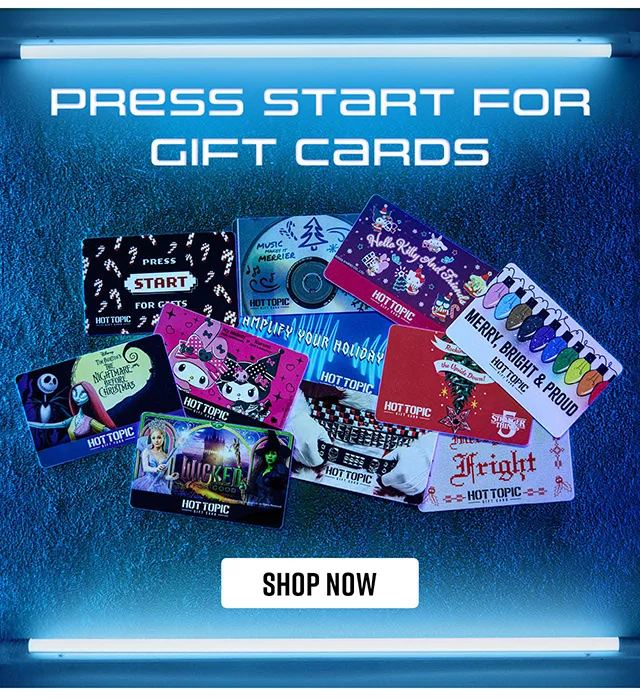 Press Start For Gift Cards. Shop Now