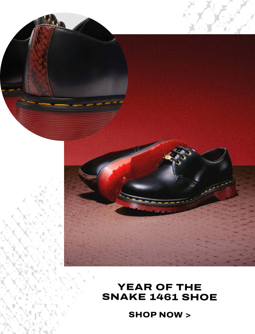 1461 Year of the Snake Leather Lace Up Shoes