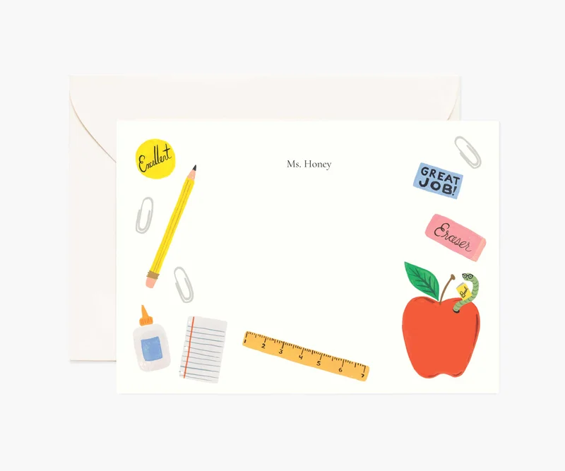 Image of Everyday Personalized Stationery  - Teacher's Desk