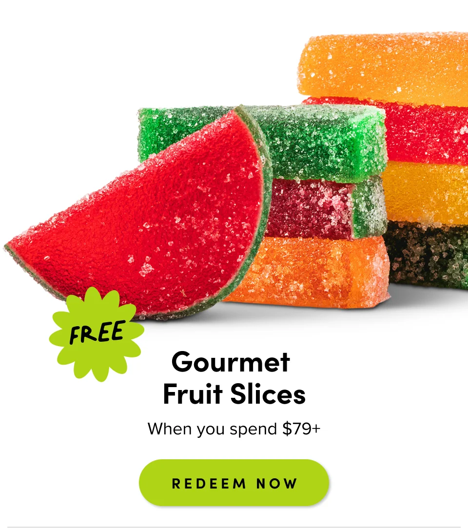 FREE Gourmet Fruit Slices; Redeem Now