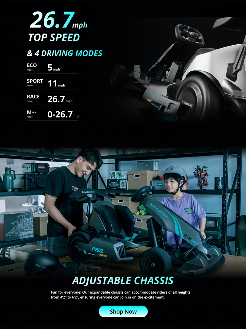 26.7 MPH TOP SPEED