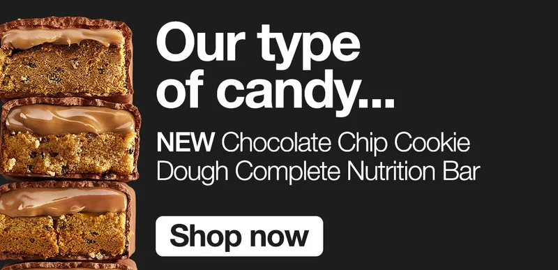 Our type of candy... NEW Chocolate Chip Cookie Dough Bar