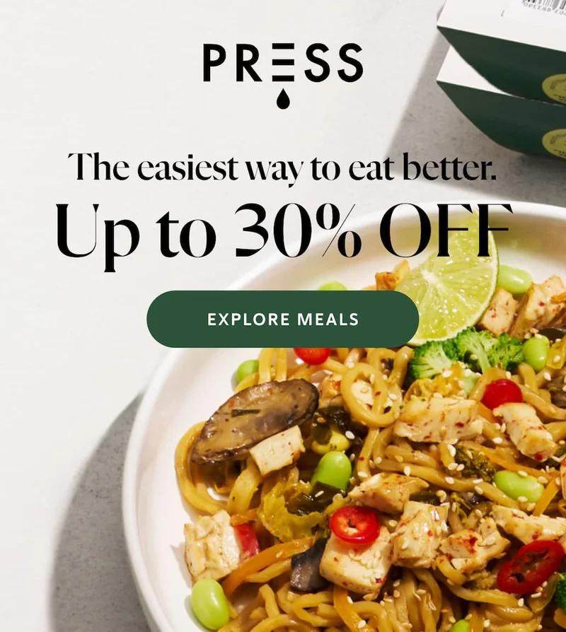 The easiest way to eat better. Up to 30% off