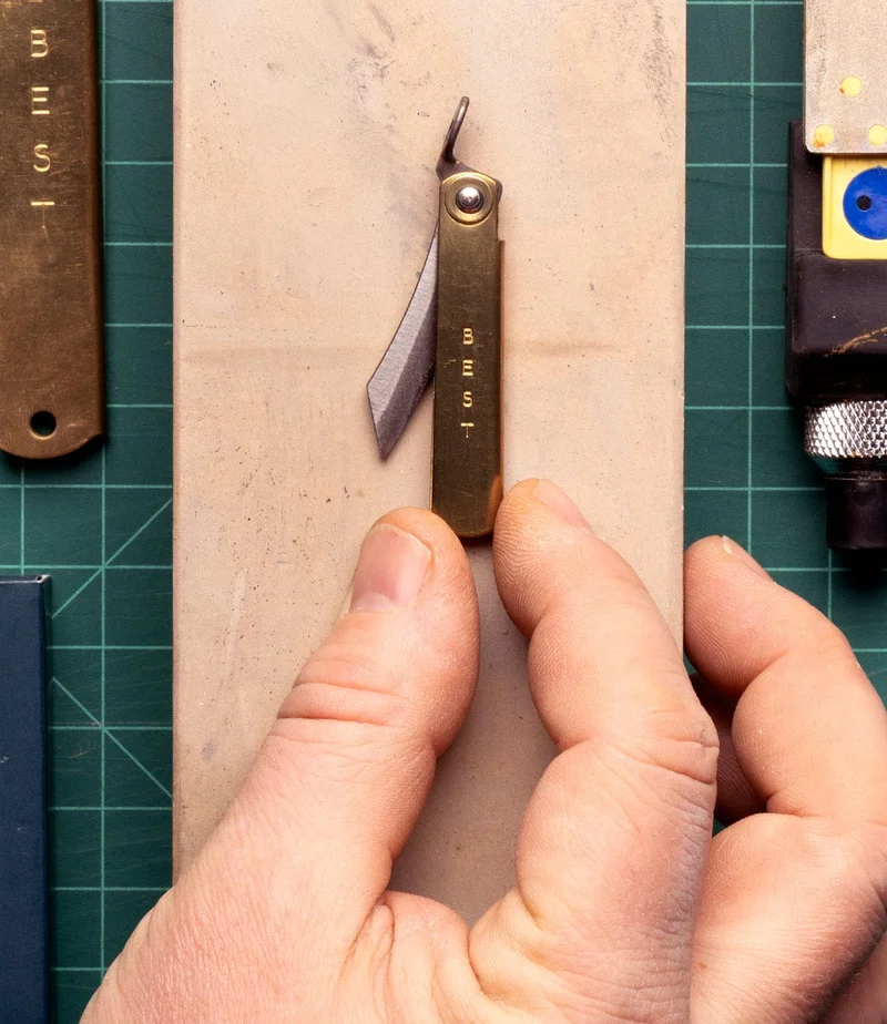 Image of Mini Brass Higo Knife