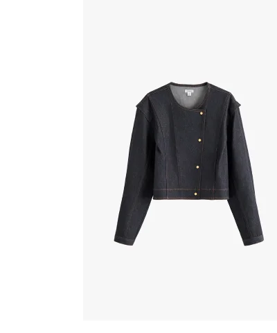 Light Sculpted Jacket Indigo