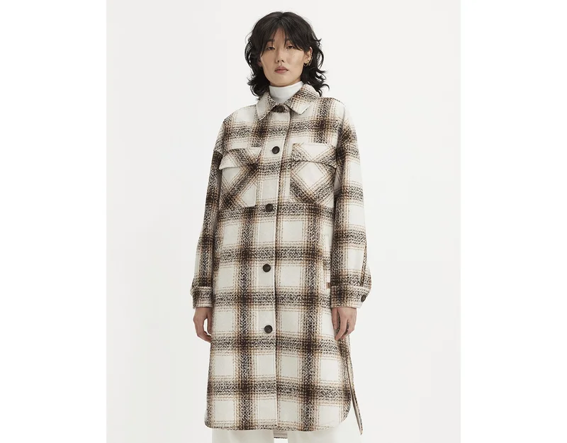 SHOP WOOL SHIRT COAT