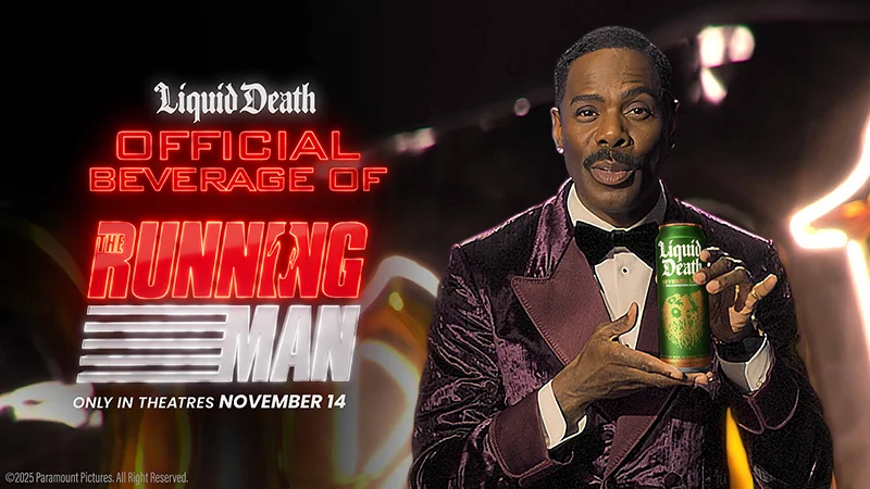 Liquid Death x Running Man