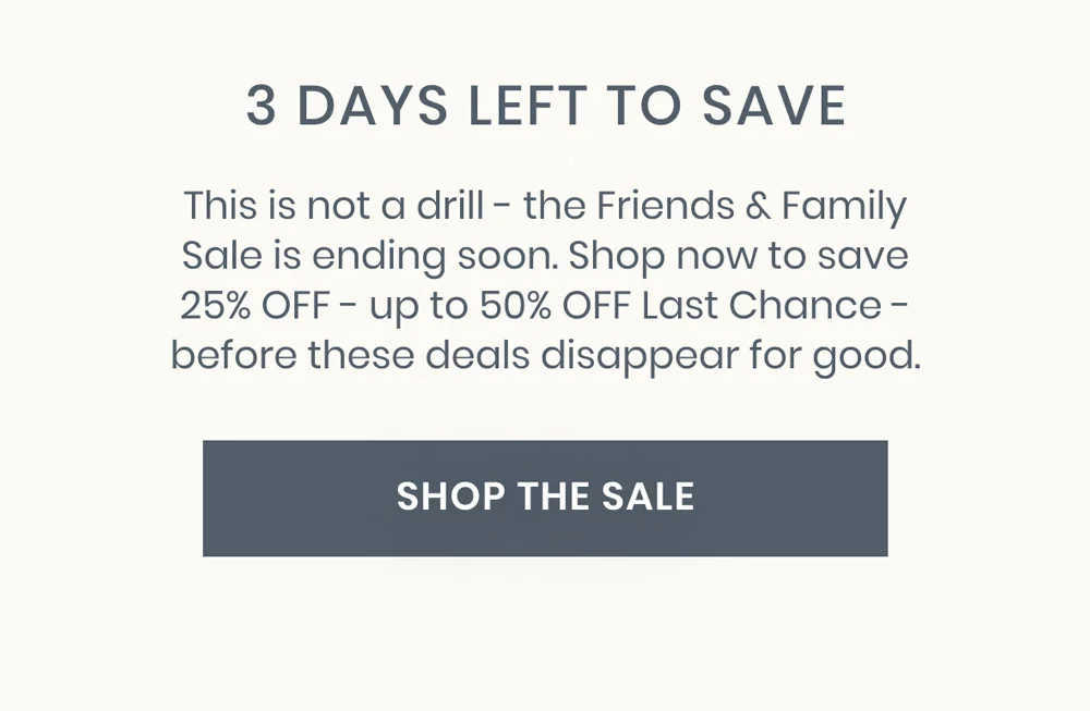 3 days left to save