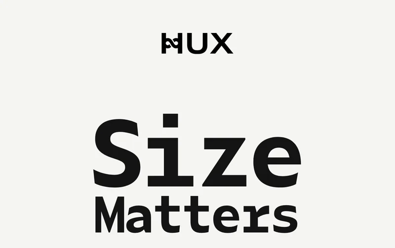 Size matters