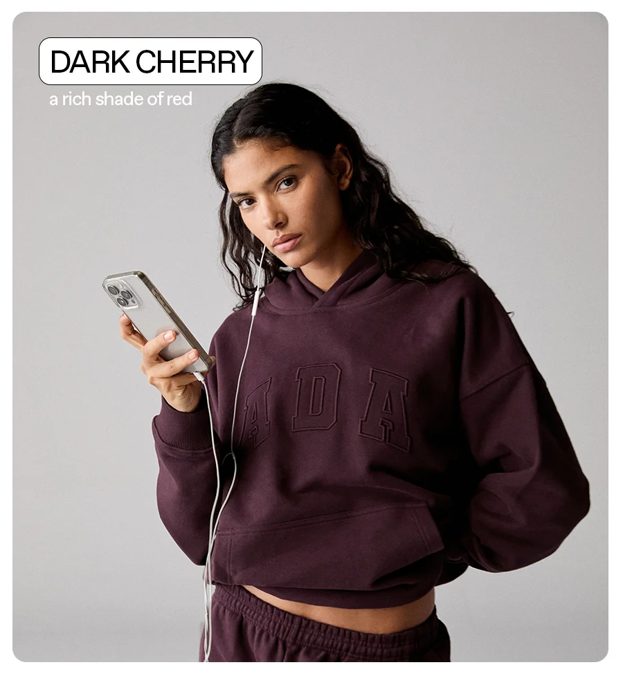 Dark Cherry: A rich shade of red