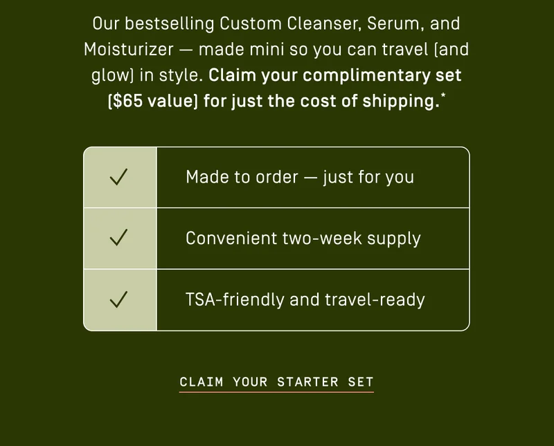 Claim your starter set