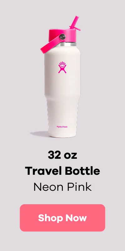 32 oz Travel Bottle Neon Pink | Shop Now
