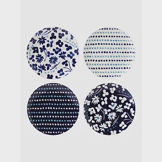 Floral Way 4-piece Accent Plate Set