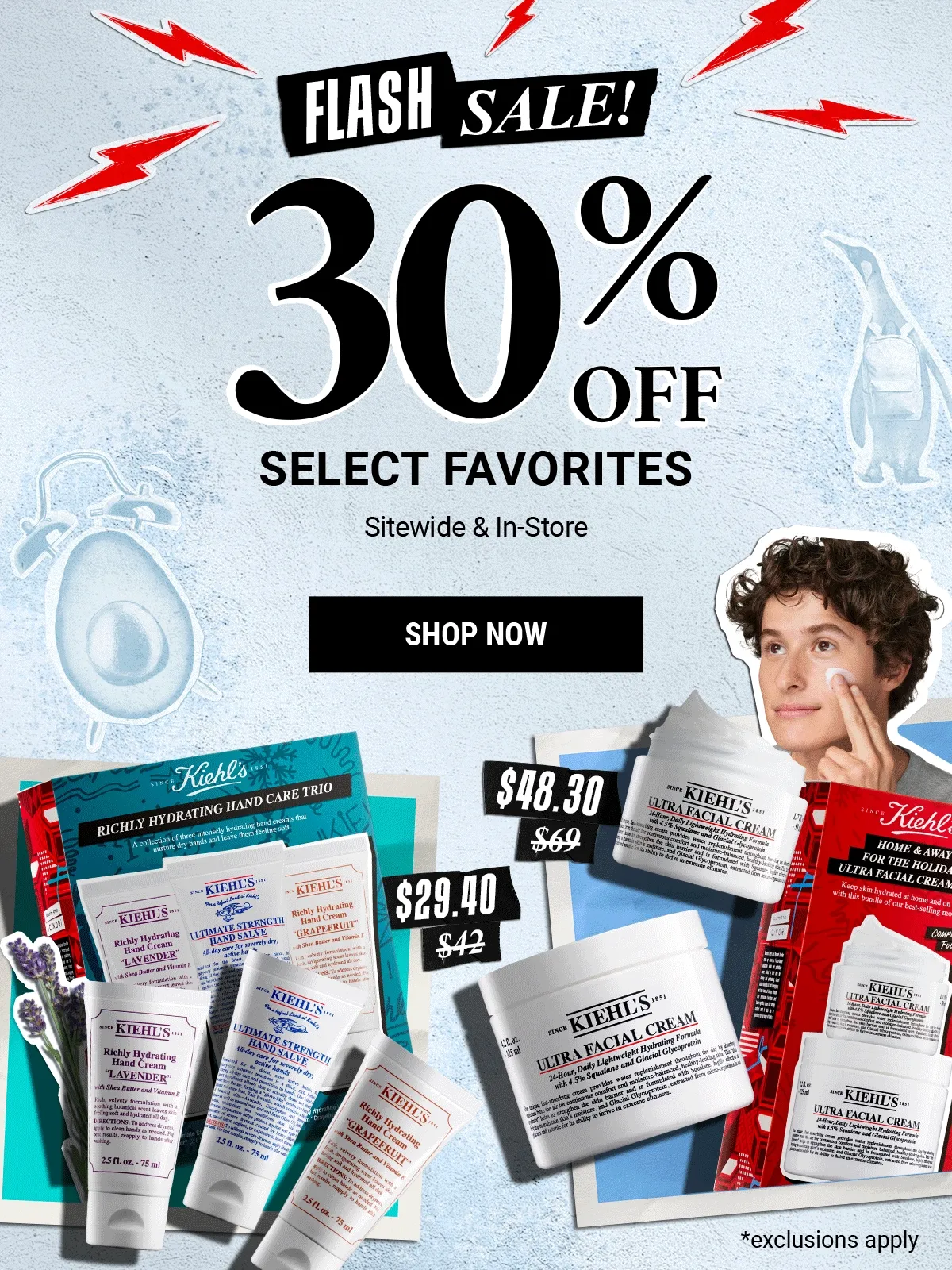 Flash Sale! 30% Off Select Favorites