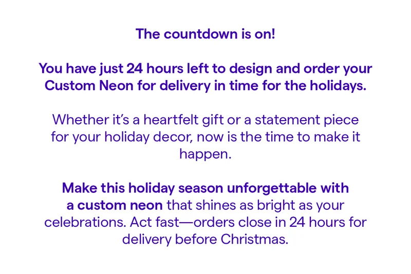 The countdown is on!