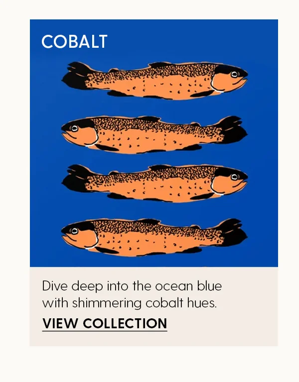 Cobalt | Dive deep into the ocean blue with shimmering cobalt hues.| View Collection