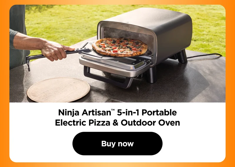 Ninja Artisan™ 5-in-1 Portable Electric Pizza & Outdoor Oven