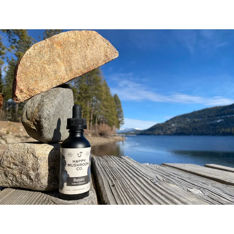 Image of Organic Reishi Mushroom Tincture - Stress Relief (1oz)