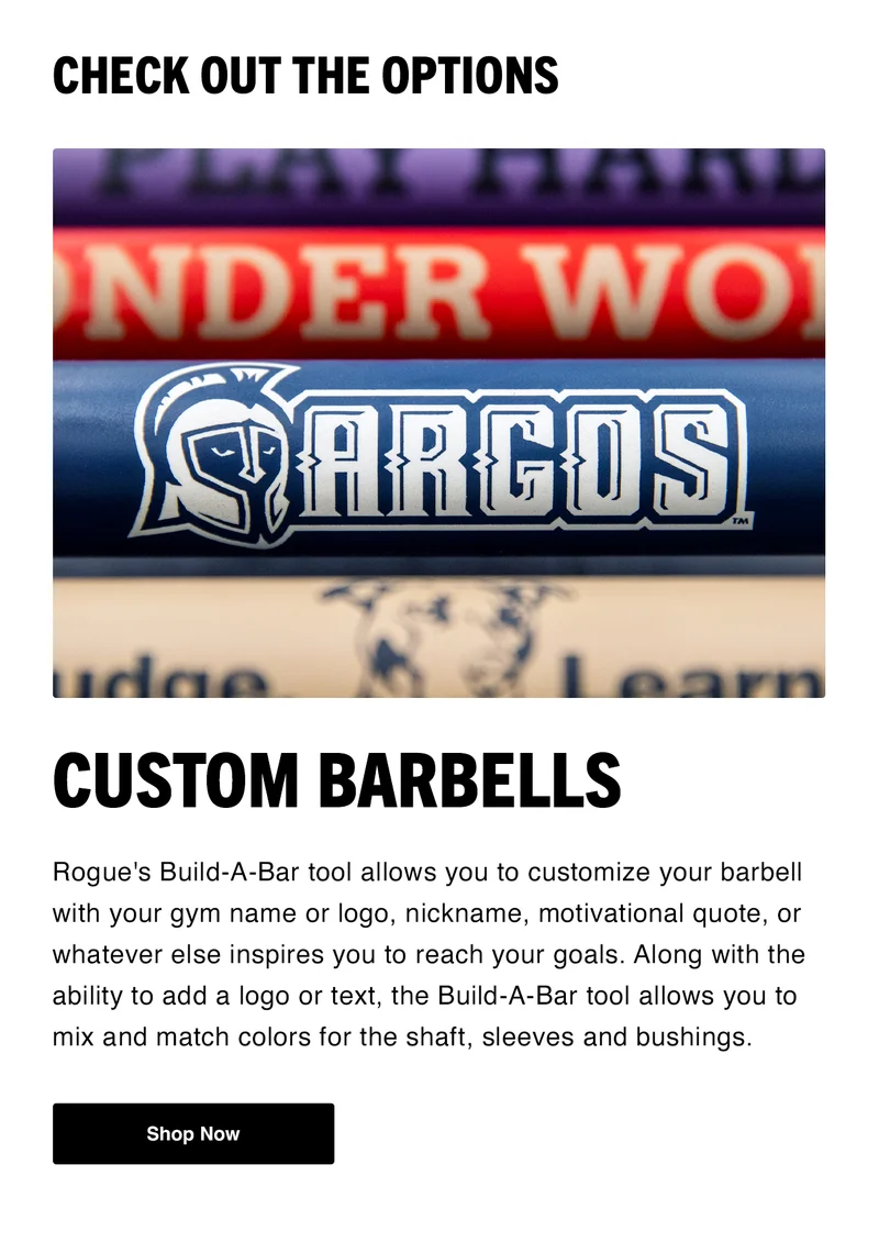 Custom Barbells