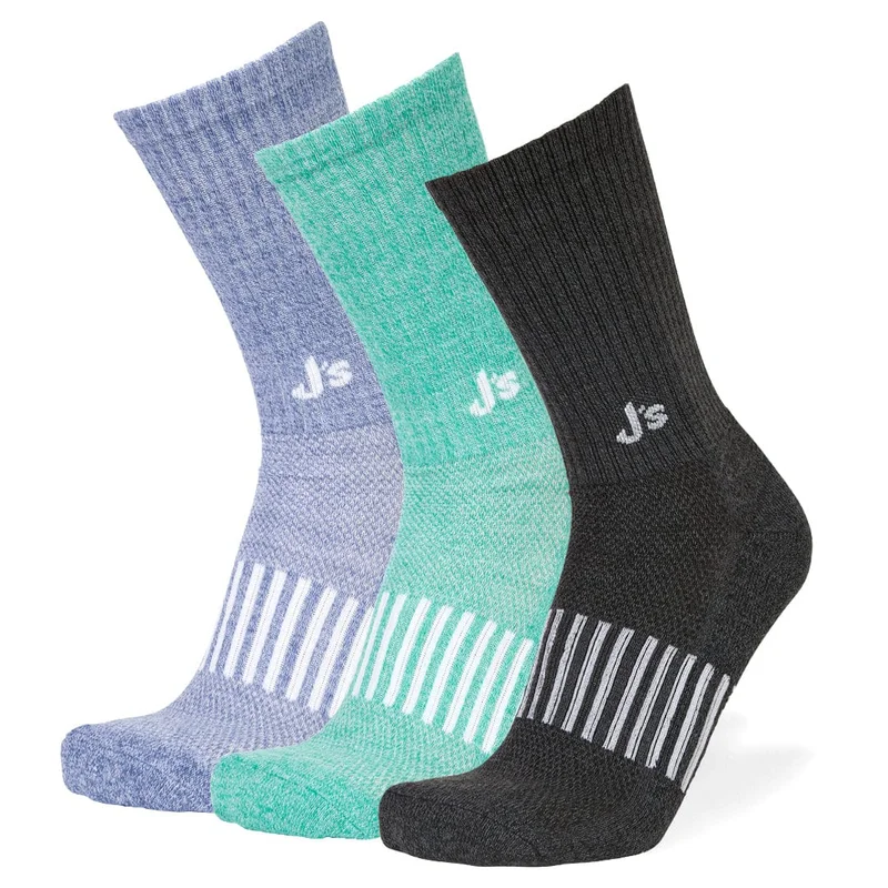 Image of J's Athletic Crew 3 Pack - Solid Colors