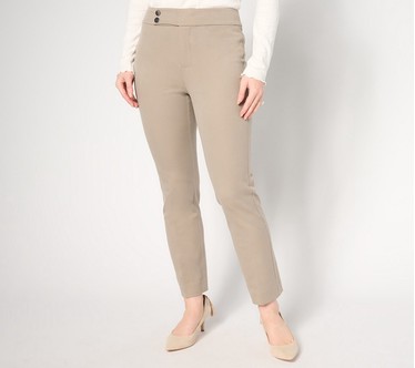 NIC+ZOE Straight Leg Plaza Pant