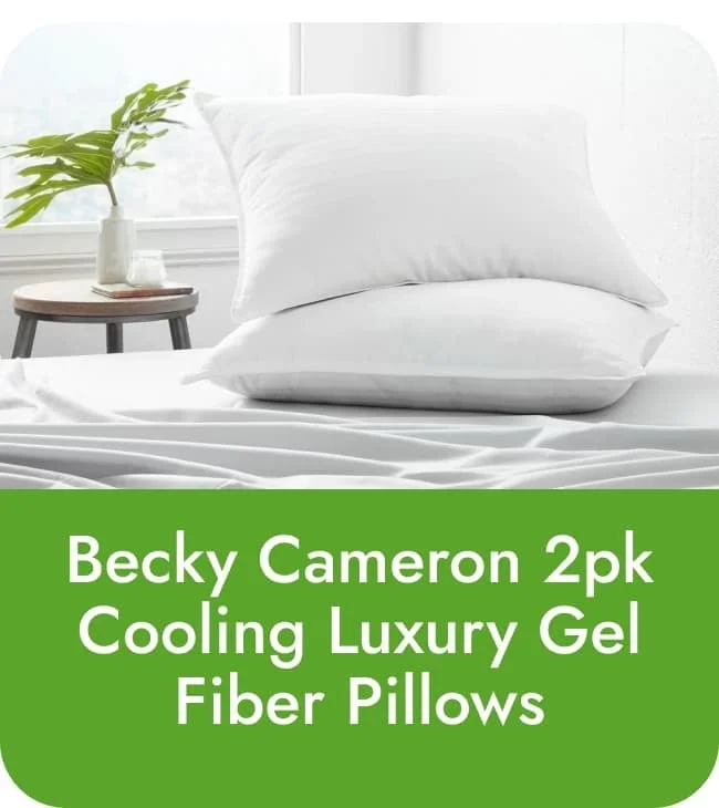 Save on Becky Cameron 2pk Cooling Luxury Gel Fiber Pillows