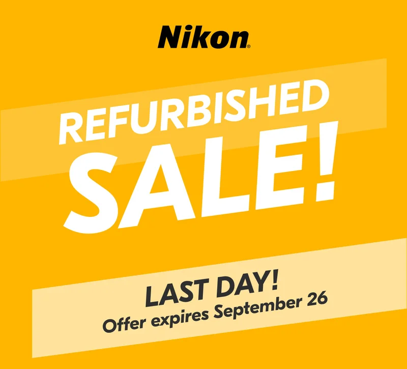 Nikon | Refurbished Sale! | Last Day - Offer expires September 26*