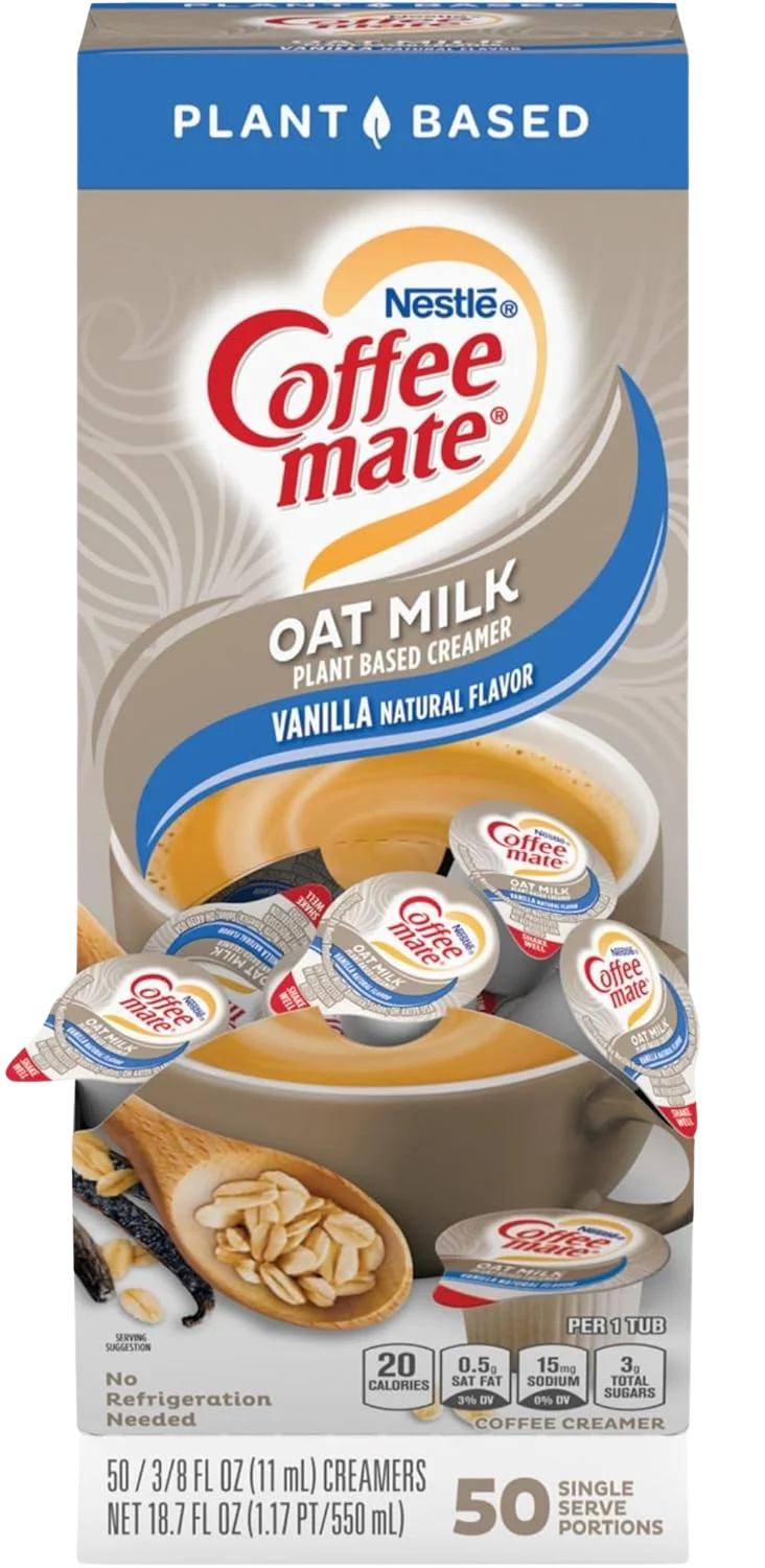 Image of Oat Milk Liquid Coffee Creamer - Vanilla (50 CT)