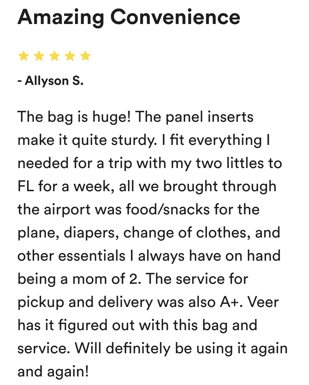 customer review