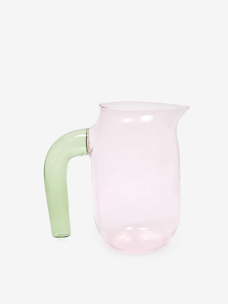 Image of HAY Glass Jug Small - Pink/Green