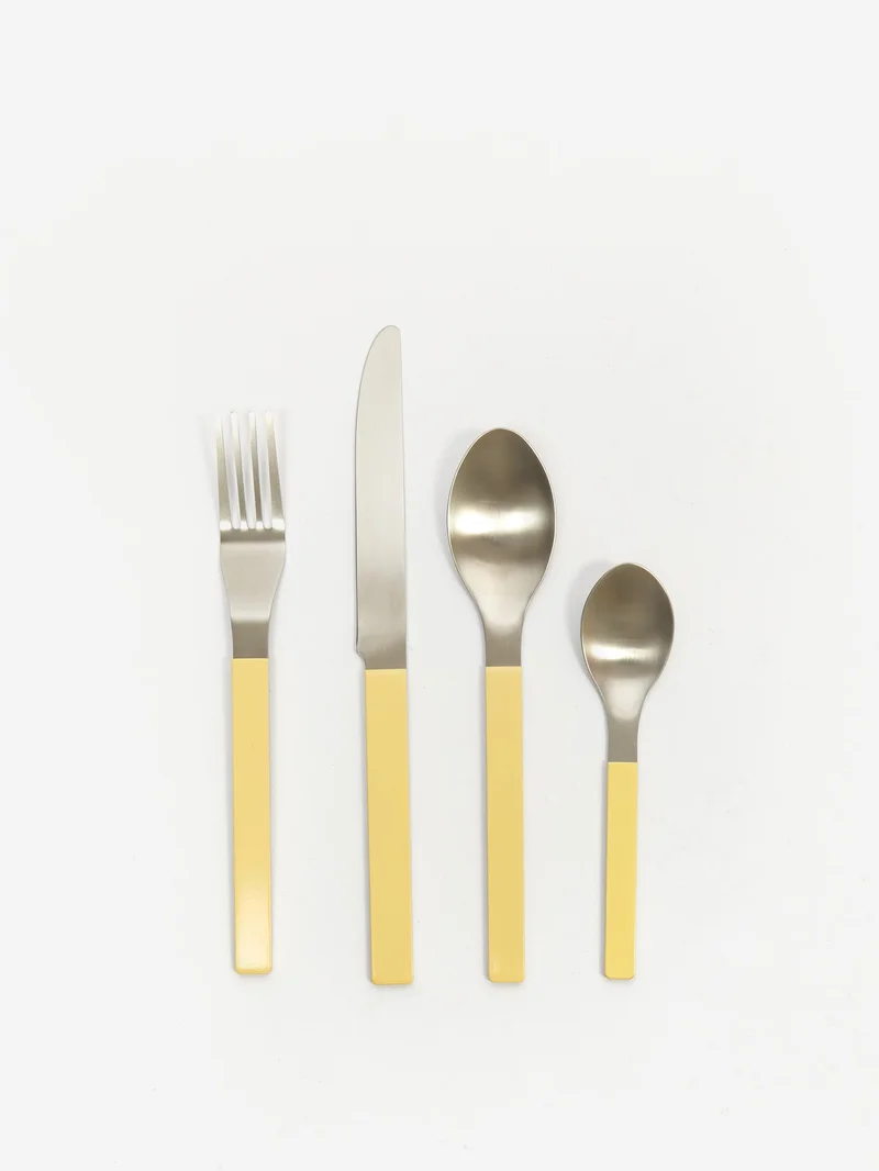 Image of HAY Cutlery Set by Muller Van Severen - Yellow