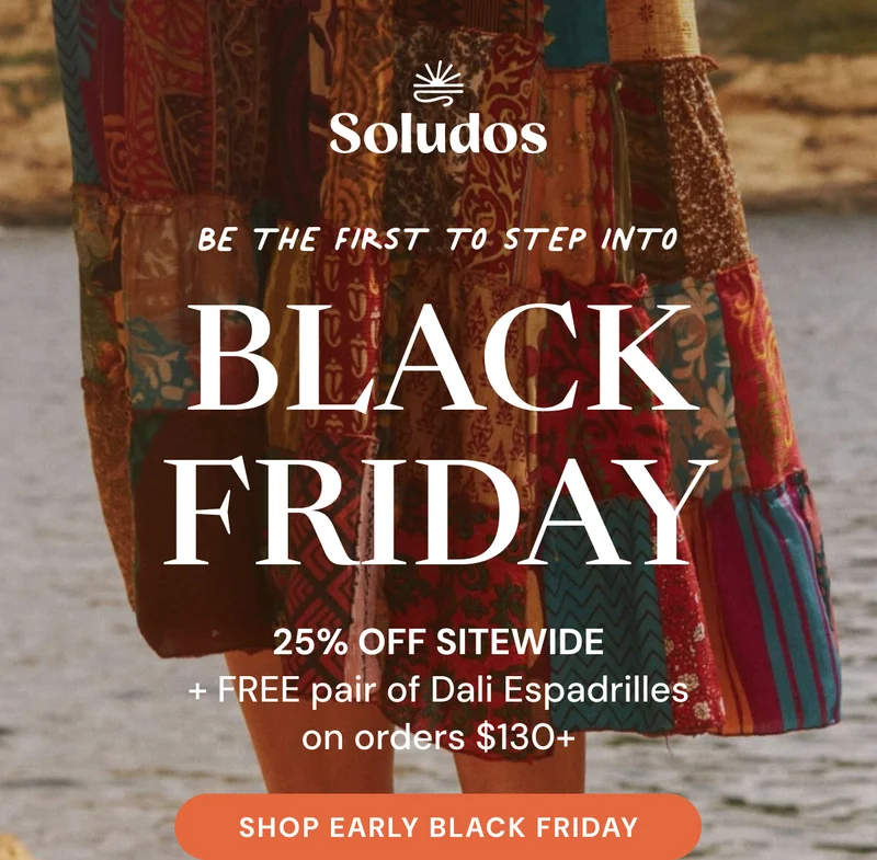 Be the first to step into BLACK FRIDAY