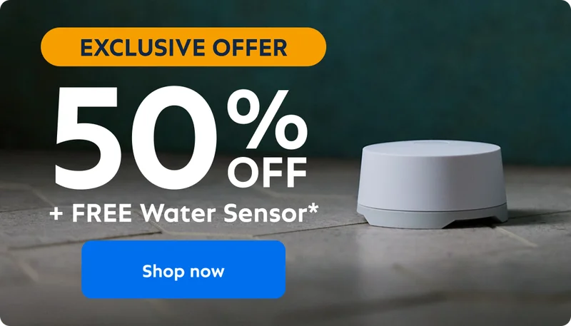 Exclusive Offer: 50% off + Free Water Sensor
