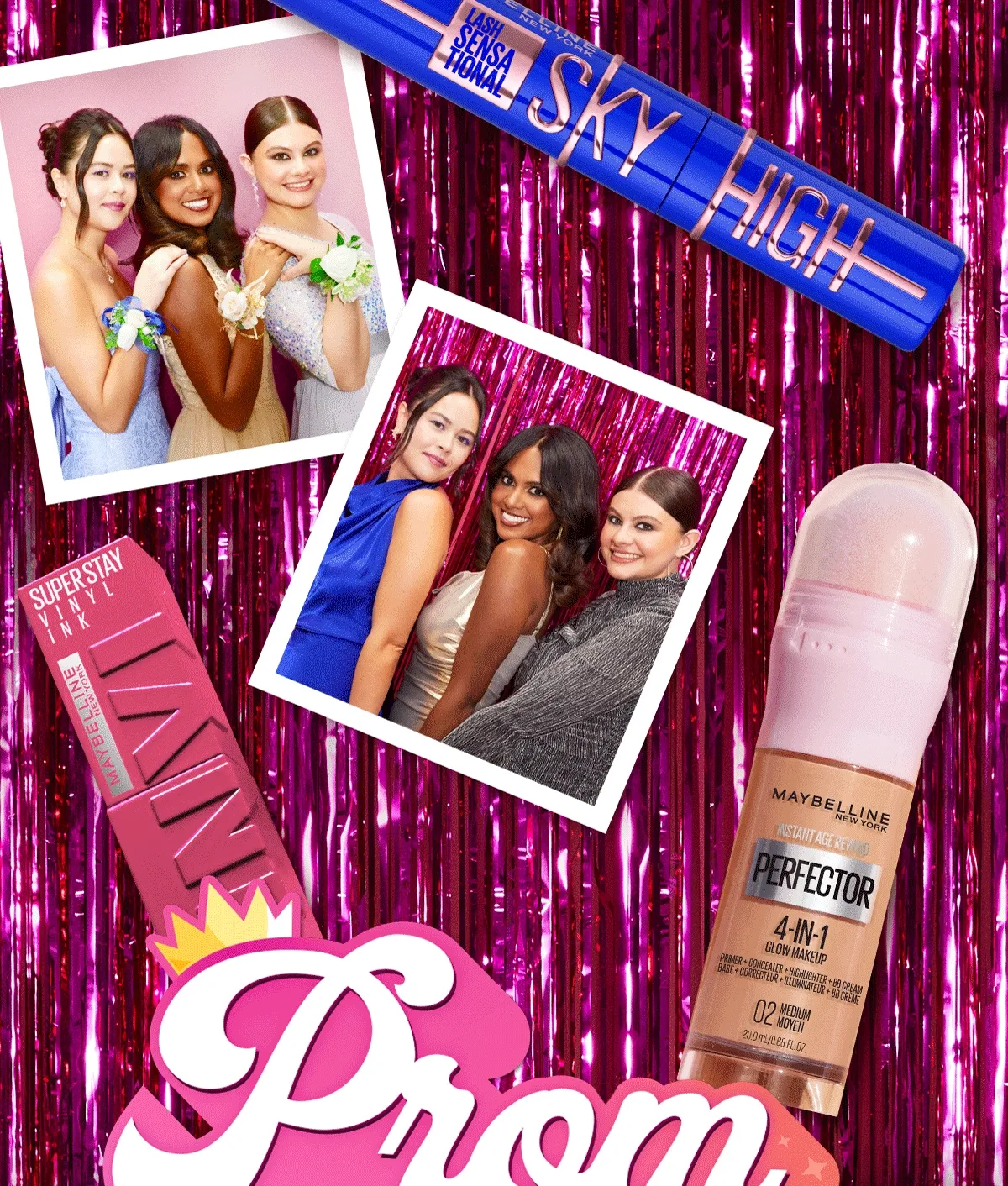 Prom Then & Now with Maybelline!