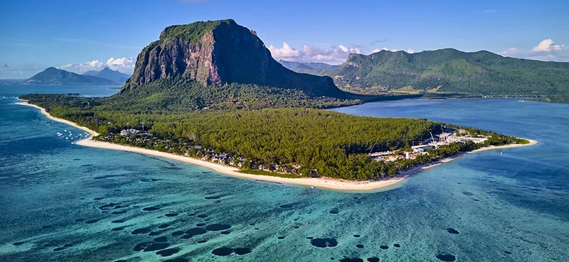 Mauritius, Morne Brabant peninsula.