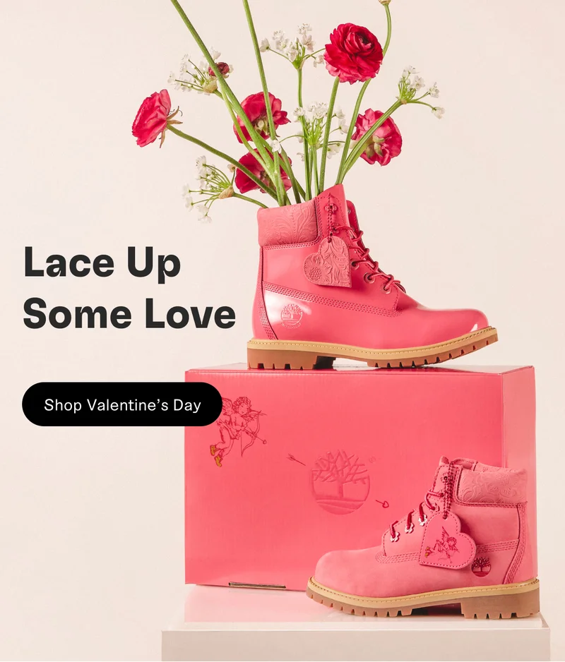 Lace Up Some Love. Shop Valentine's Day.
