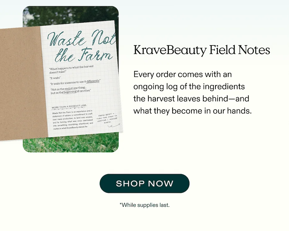 KraveBeauty Field Notes - Shop Now
