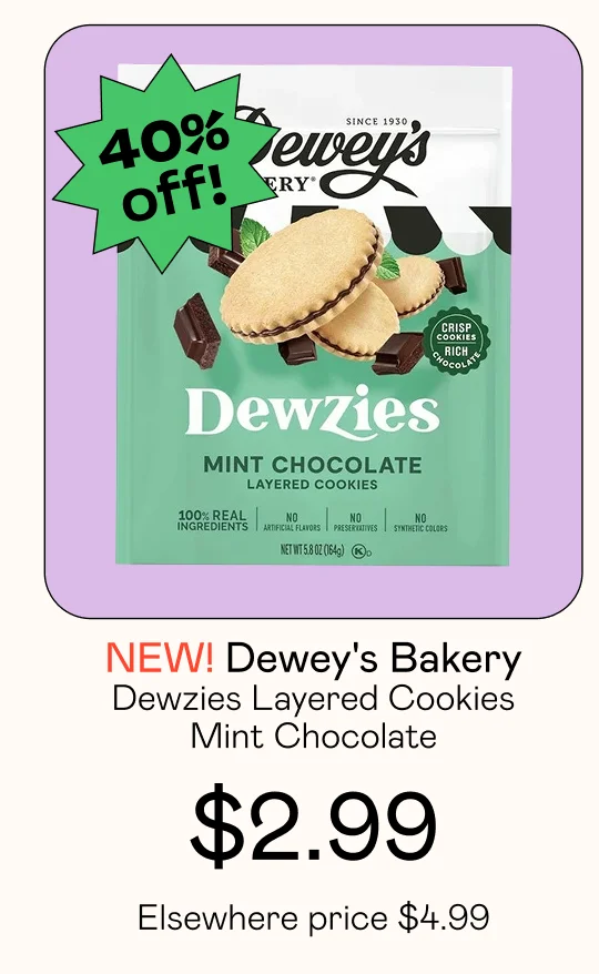 Dewzies Layered Cookies Mint Chocolate