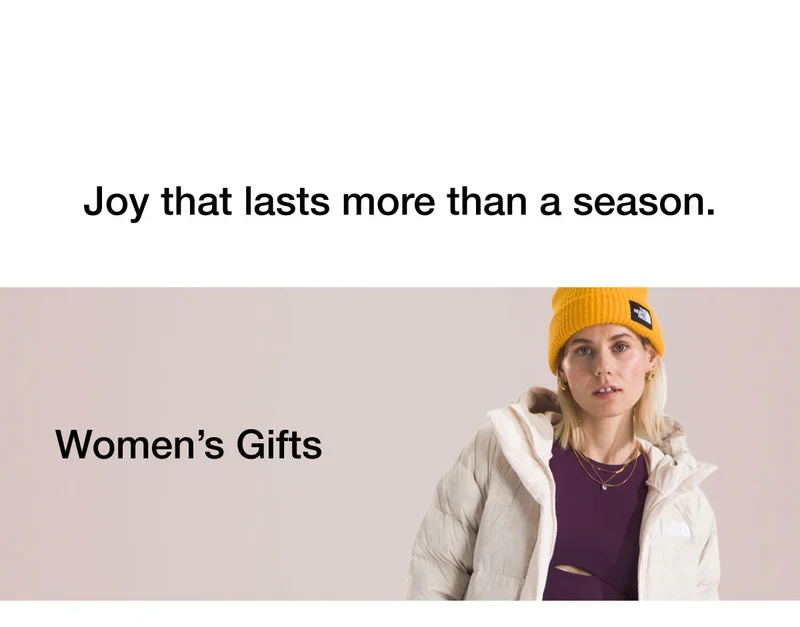 Joy that lasts more than a season. Women's Gifts