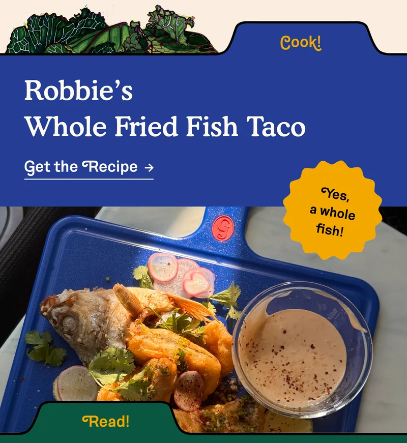 Robbie’s Whole Fried Fish Taco