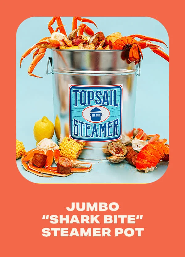 Jumbo Shark Bite Steamer Pot Jumbo Shark Bite Steamer Pot