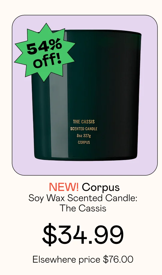 Soy Wax Scented Candle: The Cassis