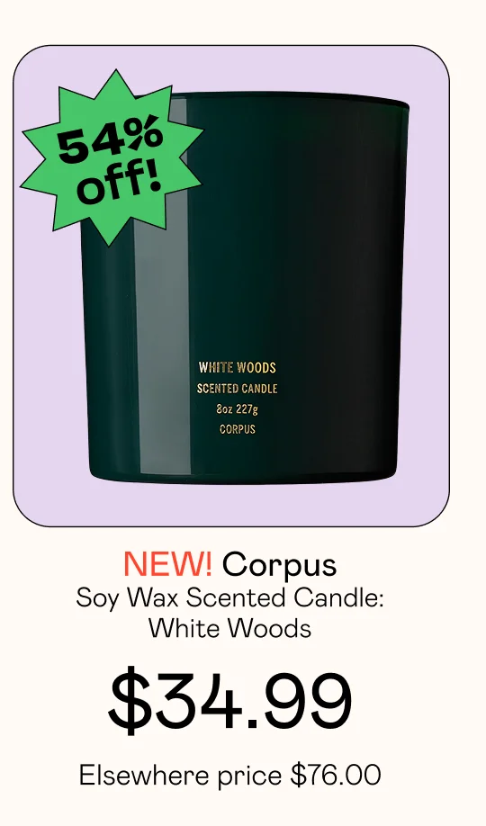 Soy Wax Scented Candle: White Woods