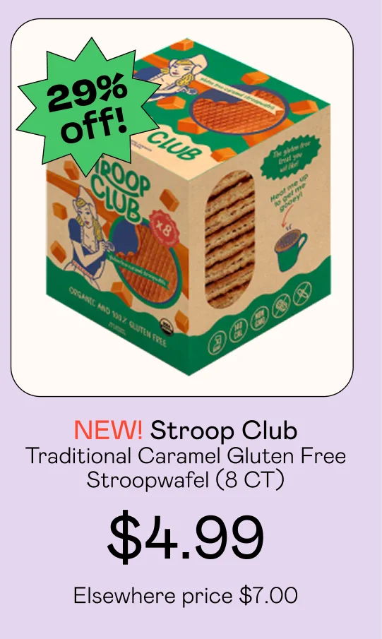Traditional Caramel Gluten Free Stroopwafel (8 CT)