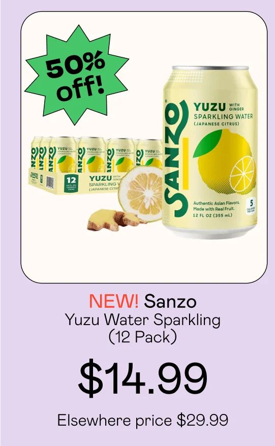 Yuzu Water Sparkling (12 Pack)