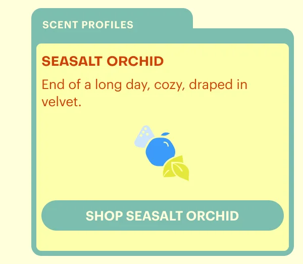 Seasalt Orchid - End of a long day, cozy, draped in velvet.