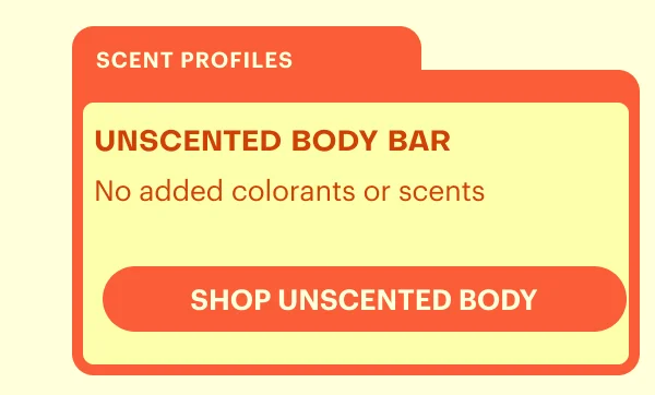 Unscented Body Bar